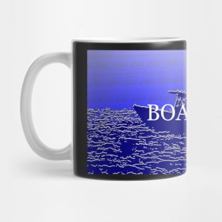 Boater face mask design A Mug